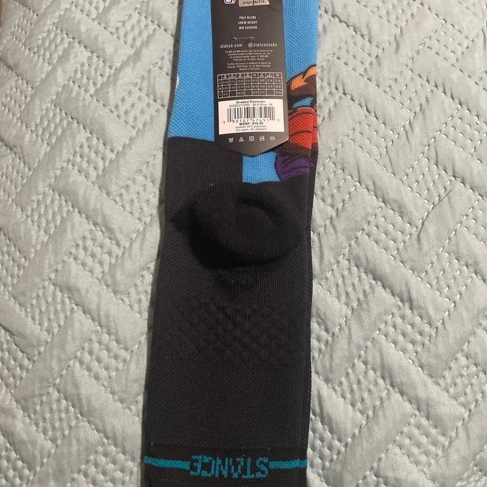Stance NBA Utah Jazz Donovan Mitchell Crew Socks Men (6-8.5) Women (8-10.5)